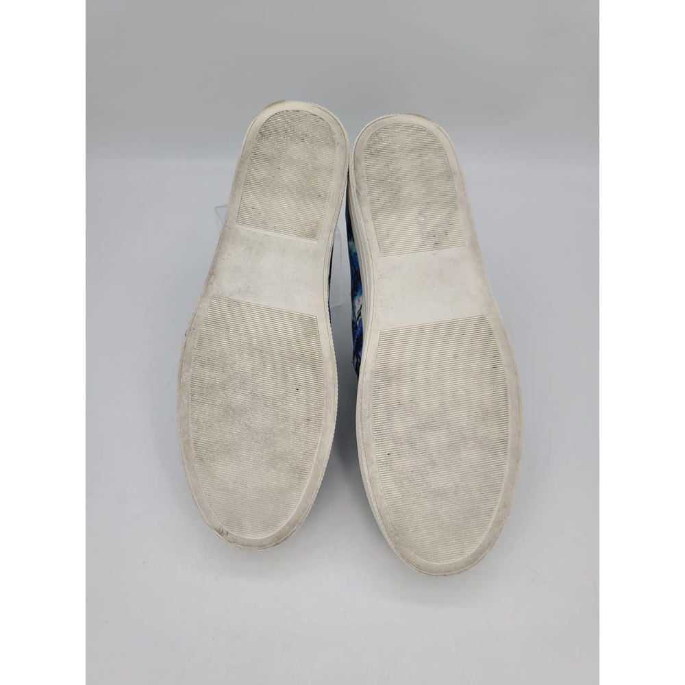 Juicy Couture Nicky Blue Palm Tree Platform Slip-On Sneakers Size 8 1/2 M - Picture 8 of 8